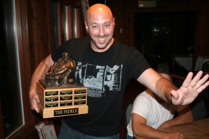 img_24292 Yes, this guy will be in possession of The Fedele - fantasy football trophy.