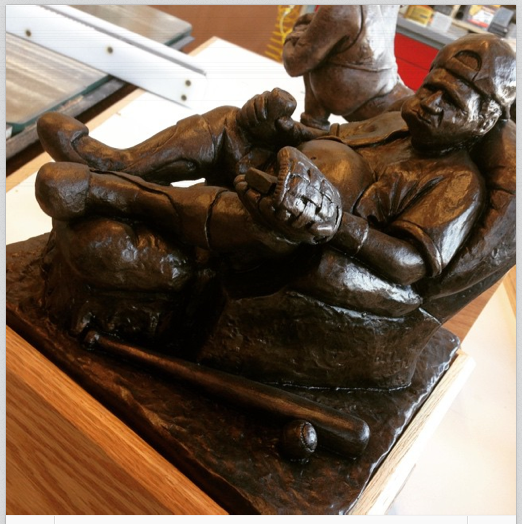 The Armchair Ace, fantasy baseball trophy, is on it's way to Chicago.